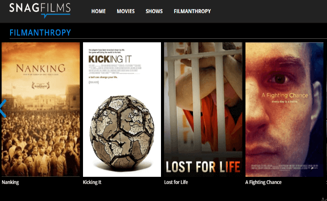 snagfilms watch free movies online