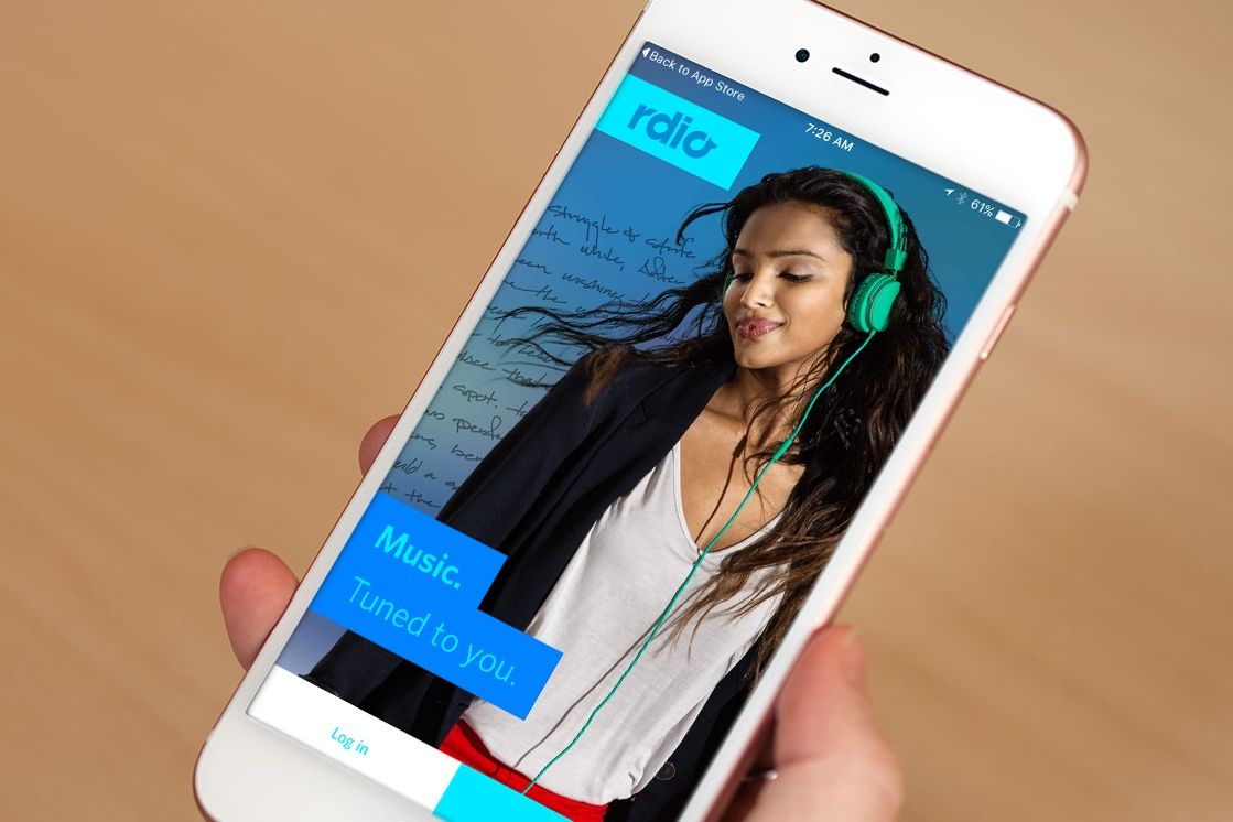 Rdio-app for songs