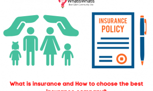 What is insurance and How to choose the best insurance company?