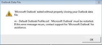 Fix Default Outlook Profile.ost Cannot be Opened