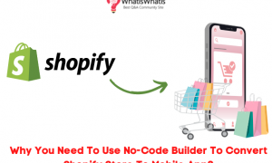 Why You Need To Use No-Code Builder To Convert Shopify Store To Mobile App?