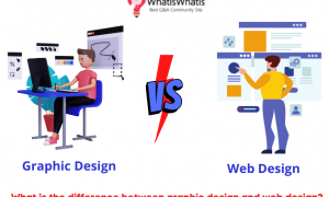 What is the difference between graphic design and web design?