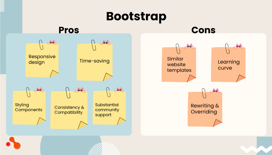 bootstrap pros & cons